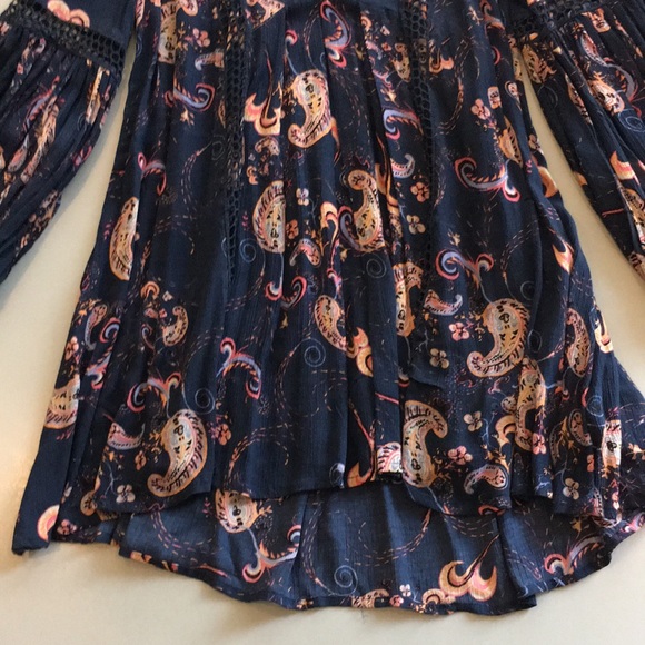š¼HOST PICKš¼Free People Just The Two of Us Paisley Tunic/Dress - Picture 7 of 13
